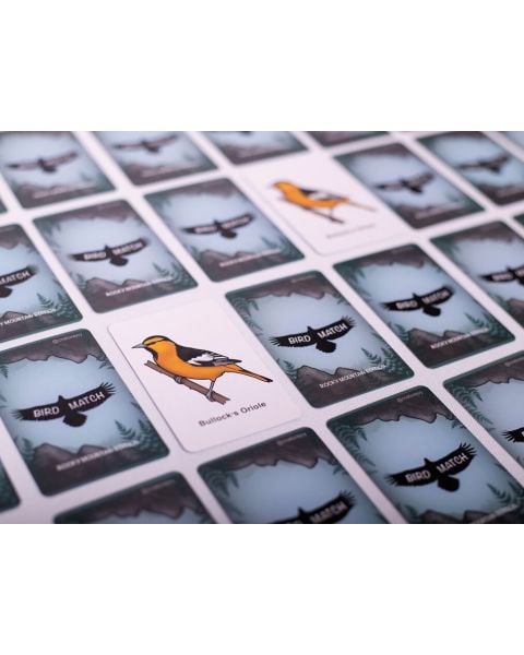 Rocky Mountain Bird Matching Card Game