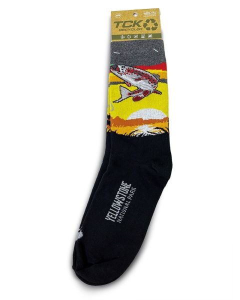 Recycled Fishing Lures Crew Sock