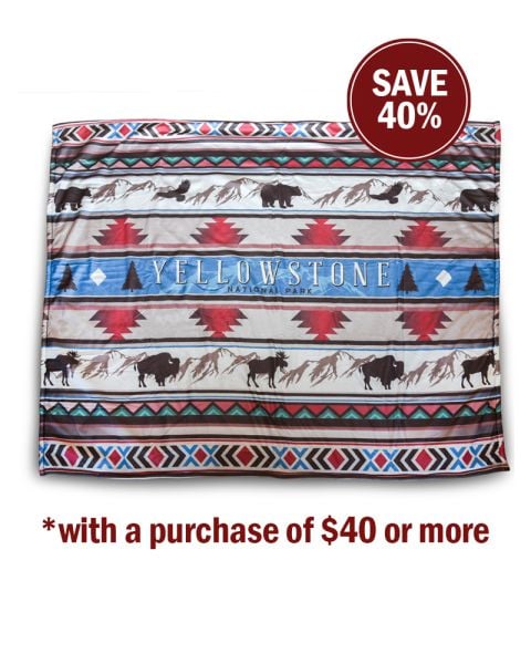 Yellowstone Sherpa Backed Throw