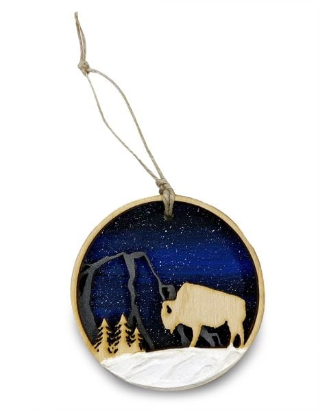 Night Sky Bison Ornament