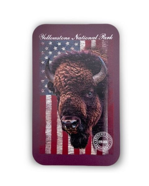 Yellowstone Face the Flag America 250th Sticker