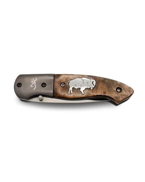 Browning Pocket Knife with Bison Logo