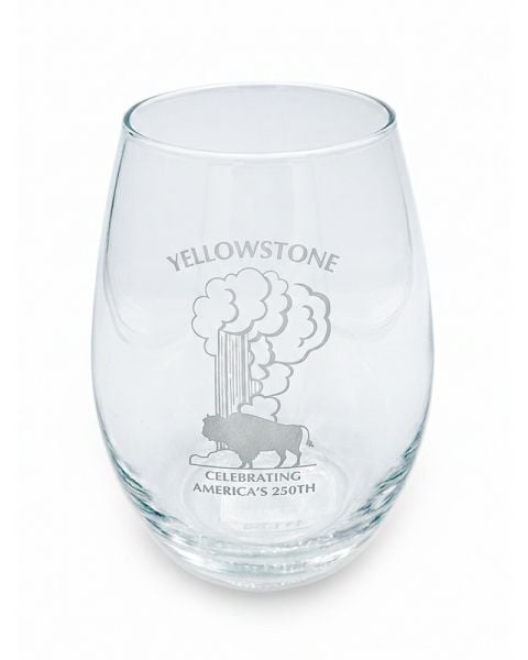 Yellowstone America's 250th Anniversary Stemless Wine Glass