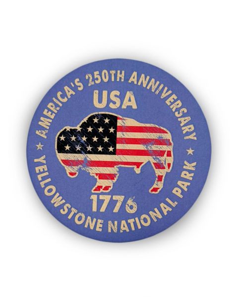 Yellowstone Flag Day America's 250th Anniversary Magnet