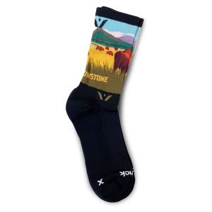 Yellowstone  Bison Park Sock