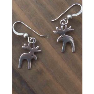 Moose Dangle Earrings 
