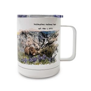 Yellowstone Watercolor Tumbler Mug