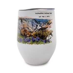 Yellowstone Watercolor Wine Cup