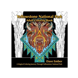 Yellowstone National Park Adult Coloring Book