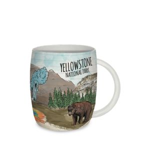 Yellowstone Bear & Grand Prismatic Mug