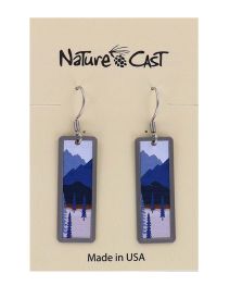 Blue Tree Earrings