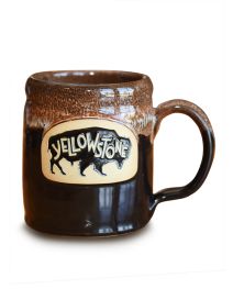 Yellowstone Bison Pottery Mug