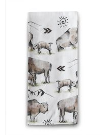 Buffalo and Baby Tea Towel
