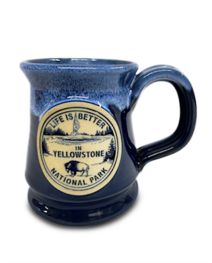 Life is Better in Yellowstone Pottery Mug