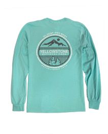 Mountain Tree Icon Long Sleeve T-Shirt