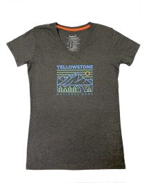 Yellowstone Ladies Mountain Lines Eco T-Shirt