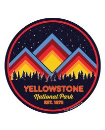 Midnight Mountain Sticker