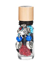 Bead Bottle with Bison Charm