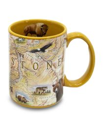 Yellowstone Map Mug