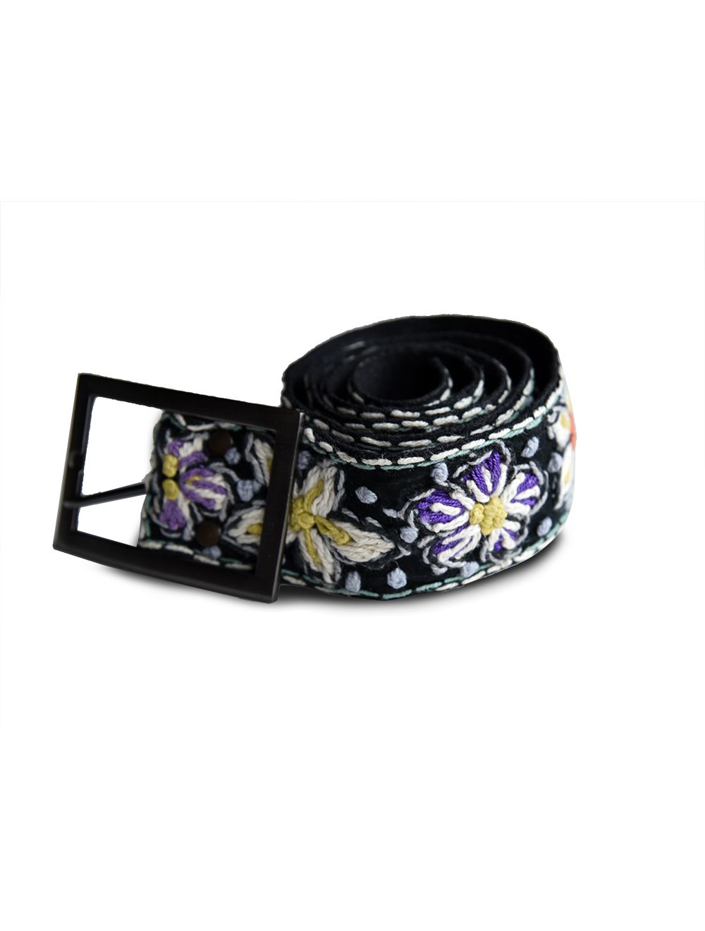 Yellowstone National Park Lodges Black  White Floral Belt - The only  official in park lodging